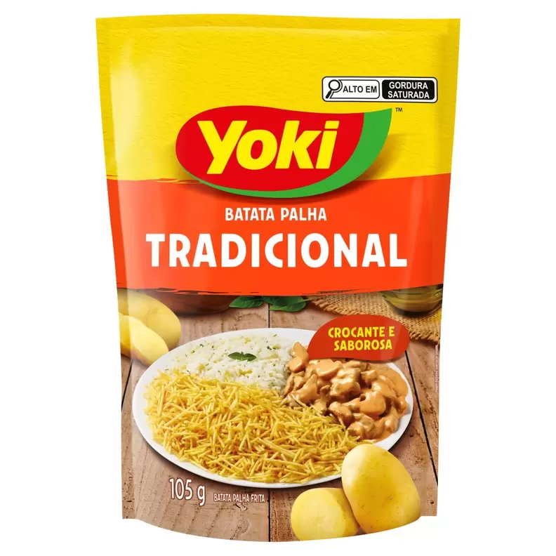 Oferta de Batata Palha Yoki Tradicional 105g por R$8,49 em Arena Atacado