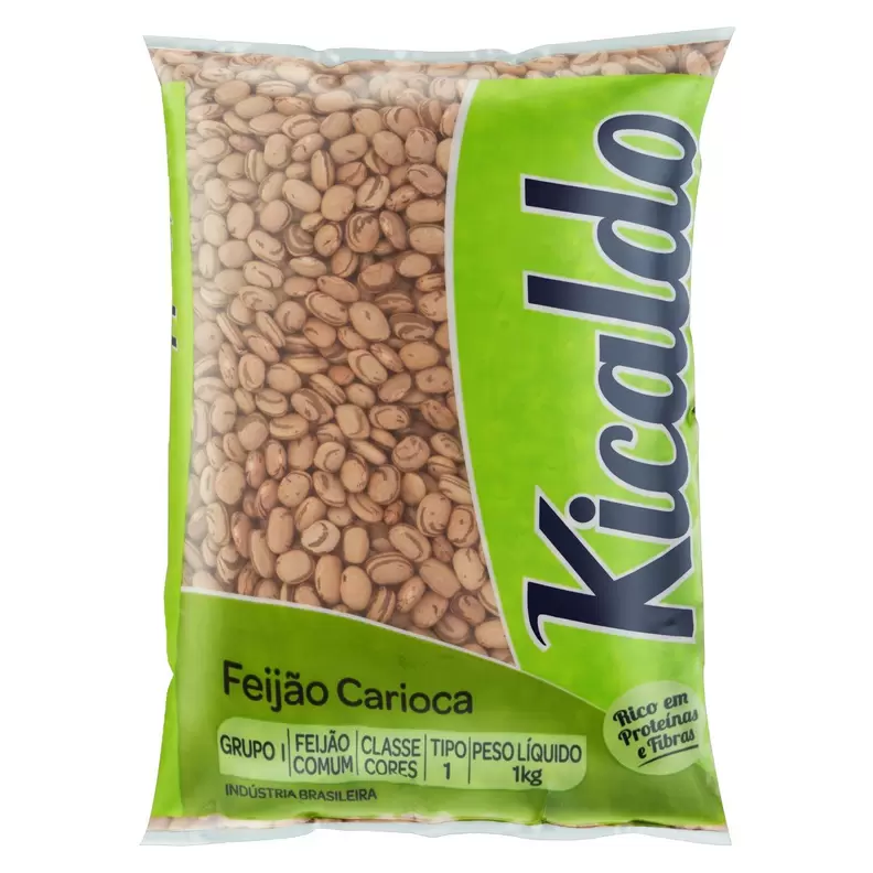 Oferta de Feijão Carioca Kicaldo 1kg por R$6,39 em Arena Atacado