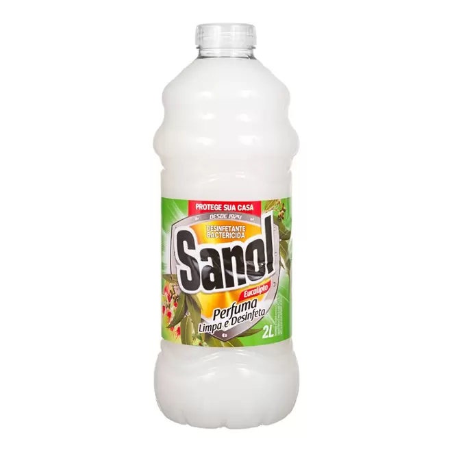 Oferta de Desinfetante Sanol De Eucalipto 2l por R$4,79 em Arena Atacado