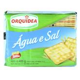 Oferta de Biscoito Orquidea Salgado Agua/sal Pa 400g por R$5,99 em Asun