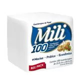 Oferta de Guardanapo mili com 100 unid. 21x22 por R$4,39 em Asun