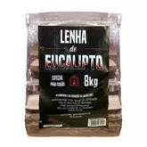 Oferta de Lenha Eucalipto 8Kg por R$17,99 em Asun