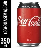 Oferta de Refrigerante Coca-cola 350ml Lata Zero por R$3,69 em Asun