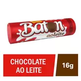 Oferta de Chocolate Garoto Baton Ao Leite Display 16g por R$1,99 em Asun