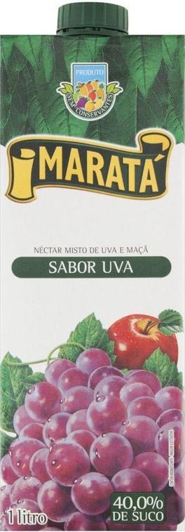 Oferta de Néctar de Fruta sabor Uva tetra pak 1Litro - Maratá por R$4,49 em Atacadão