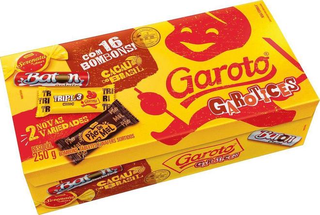 Oferta de Bombom Chocolate Sortidos caixa 250g - Garoto/Garotices por R$10,9 em Atacadão