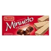 Oferta de Biscoito Wafer Parati Chocolate Minueto 115g por R$2,49 em Barracão Supermercado