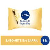 Oferta de Sabonete Nivea Hidratação Toque De Baunilha Com Hidratante 85gr por R$2,79 em Barracão Supermercado
