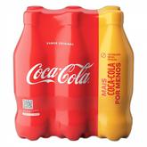 Oferta de Pack Refrigerante Coca-cola Garrafa 6 Unidades 600ml Cada Leve Mais Pague Menos por R$22,74 em Barracão Supermercado
