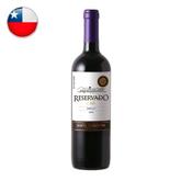 Oferta de Vinho Chileno Santa Carolina Tinto Reservado Merlot 750ml por R$29,99 em Barracão Supermercado