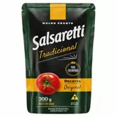 Oferta de Molho De Tomate Salsaretti Tradicional Sachê 300g por R$2,29 em Barracão Supermercado