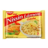 Oferta de Macarrão Instantâneo Nissin Miojo Galinha 80g por R$3,09 em Barracão Supermercado