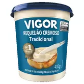 Oferta de Requeijão Cremoso Tradicional Vigor Pote 400g por R$15,99 em Barracão Supermercado