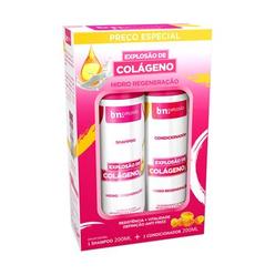 Oferta de Kit Duo Shampoo 200ml + Condicionador Explosão de Colágeno 200ml por R$18,9 em Beleza Natural