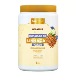 Oferta de Gelatina Explosão de Linhaça 1Kg por R$34,9 em Beleza Natural