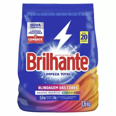 Oferta de LAVA ROUPA PO BRILHANTE SCH LV1,6KG PG 1.4KG LI... por R$23,99 em Beira Alta