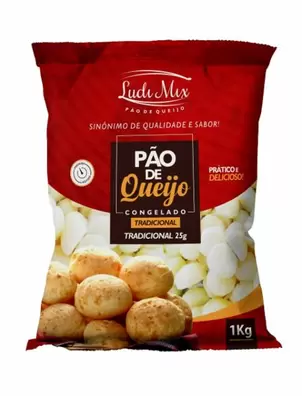 Oferta de PAO QUEIJO LUDI MIX 1KG TRADICIONAL por R$13,99 em Beira Alta