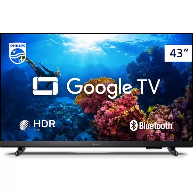 Oferta de Smart TV 43 Polegadas Full HD Com Google Tv Philips por R$1899 em Berlanda