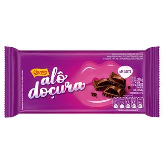 Oferta de Barra Chocolate Alo Doçura Ao Leite Garoto 80G por R$3,49 em Brasão Supermercados