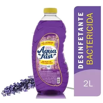 Oferta de Desinfetante Aquafast Campos de Lavanda 2L por R$6,99 em Brasão Supermercados