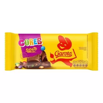 Oferta de Chocolate em Barra Cores Garoto 80g por R$3,49 em Brasão Supermercados