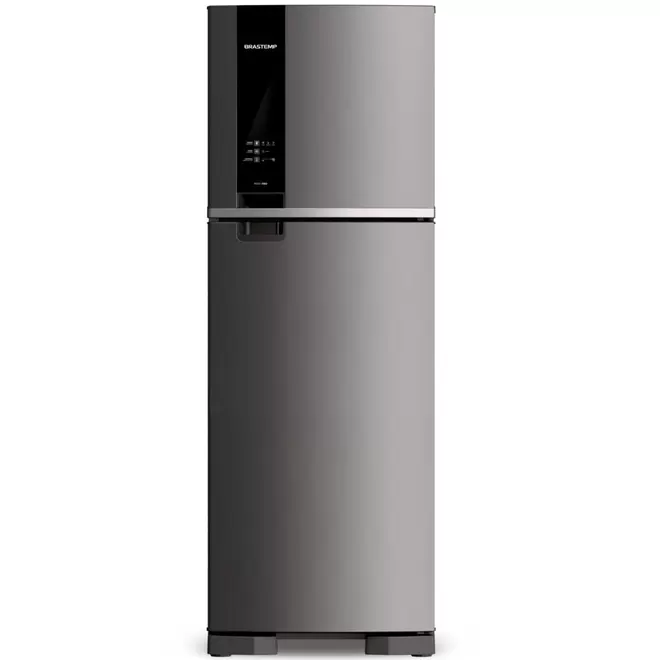 Oferta de Geladeira Brastemp Frost Free Duplex 375 litros cor Inox com Espaço Adapt - BRM45JK por R$3149 em Brastemp