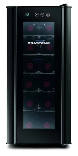 Oferta de Adega Brastemp 12 Garrafas com painel touch - BZC12BE por R$979 em Brastemp