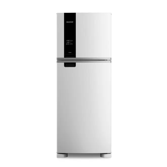 Oferta de Geladeira Duplex Frost Free 461 litros A+++ cor Branca com tecnologia Turbo Control e Fresh Box - BRM56FB por R$3699 em Brastemp