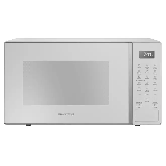 Oferta de Micro-ondas Brastemp 32 Litros Branco com Menu Gourmet - BMS46AB por R$649 em Brastemp