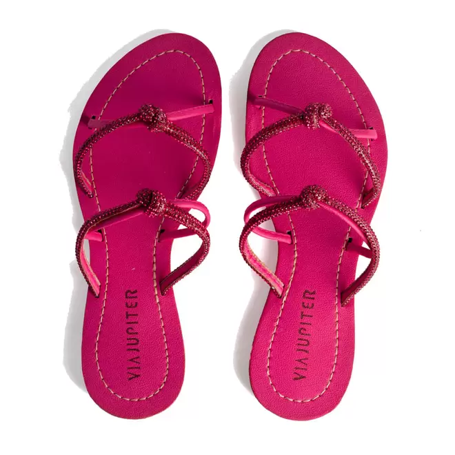 Oferta de Rasteira Feminina Via Jupiter Pink por R$49,89 em C&A