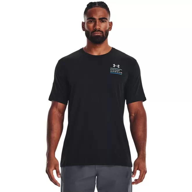 Oferta de Camiseta de Treino Masculina Under Armour Od Horizon Preto por R$54,99 em C&A