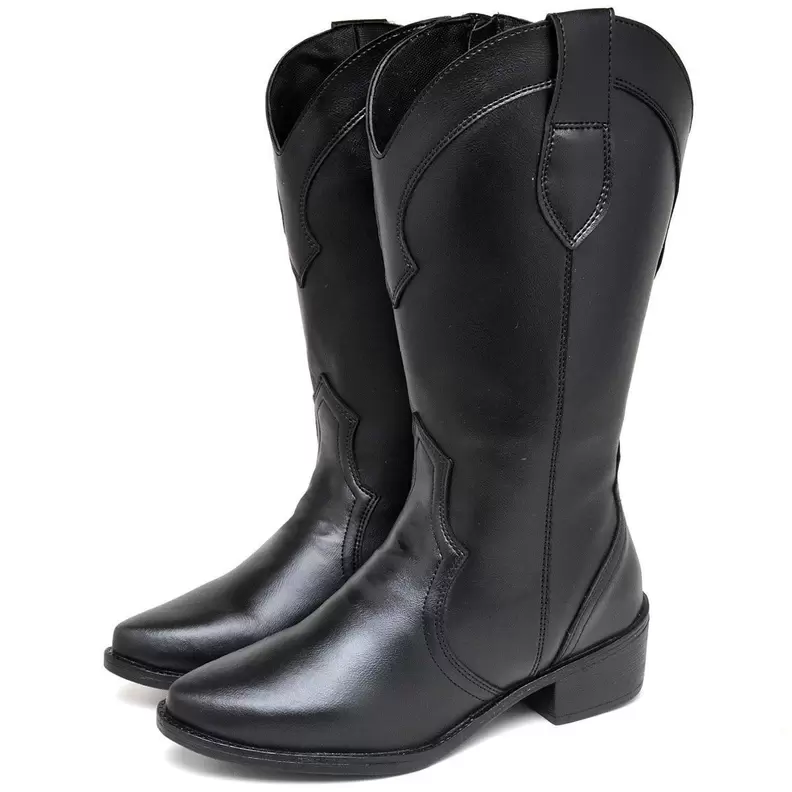 Oferta de Bota Country Feminina DUBUY 1703FG Preto por R$99,99 em C&A