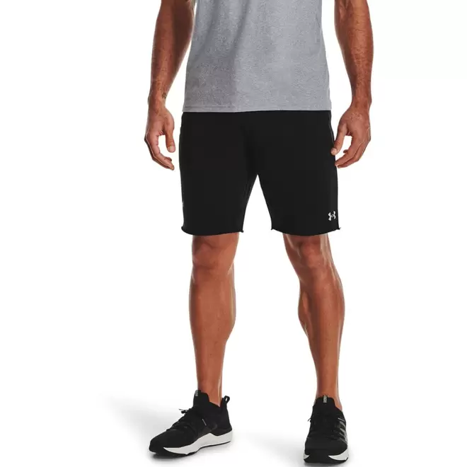 Oferta de Shorts de Treino Masculino Under Armour Project Rock Terry Preto por R$119,99 em C&A