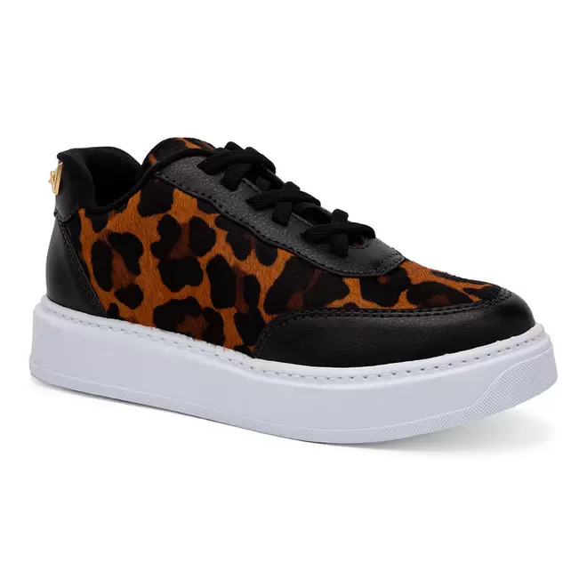 Oferta de Tênis Onça Animal Print  Preto C/ Animal Print por R$135 em C&A