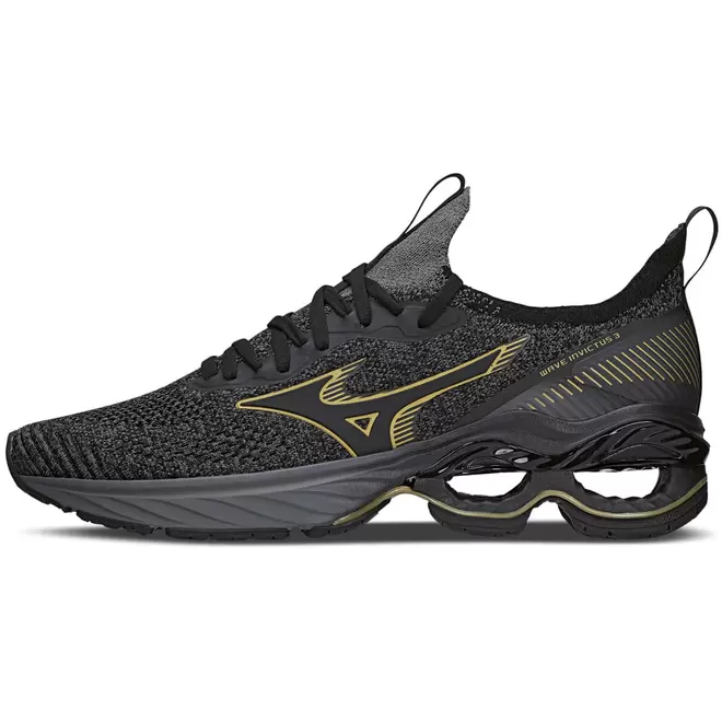 Oferta de Tênis de Corrida Masculino Mizuno Wave Invictus 3 Preto por R$299,99 em C&A