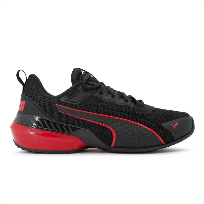 Oferta de Tênis Puma X-Cell Uprise Masculino Preto e Vermelho por R$409,9 em C&A