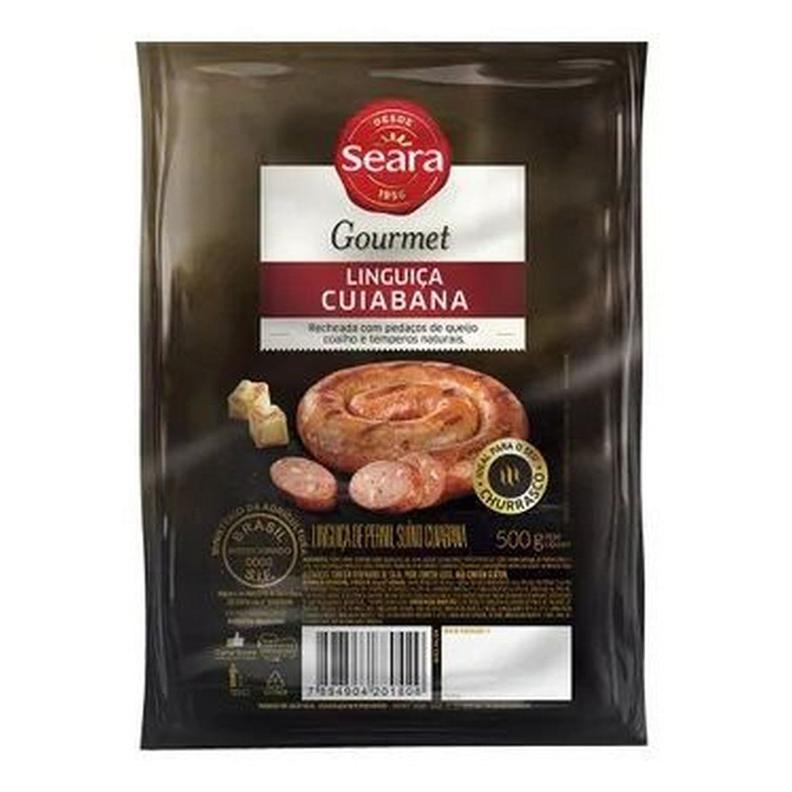 Oferta de Linguiça Pernil Seara Gourmet Cuiabana 500G por R$24,99 em Casa do Sabão