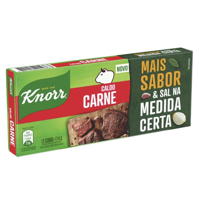 Oferta de Caldo Knorr Carne 114G por R$4,59 em Casa do Sabão