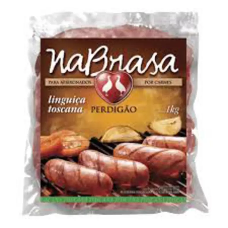 Oferta de Linguiça Toscana Nabrasa Perdigao Pacote 1KG por R$33,99 em Casa do Sabão