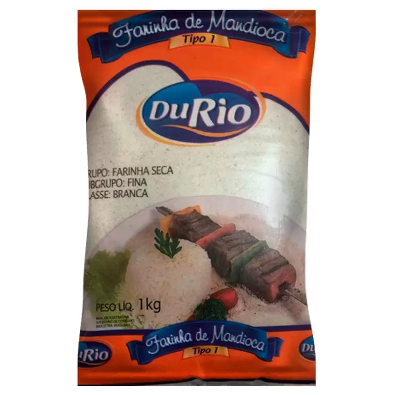 Oferta de Farinha Mandioca Du Rio Branca 1KG por R$4,99 em Casa do Sabão