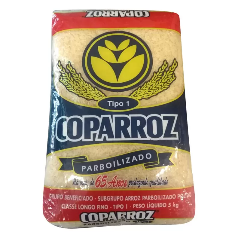 Oferta de Arroz Coparroz Parbolizado T1 5KG por R$33,95 em Casa do Sabão