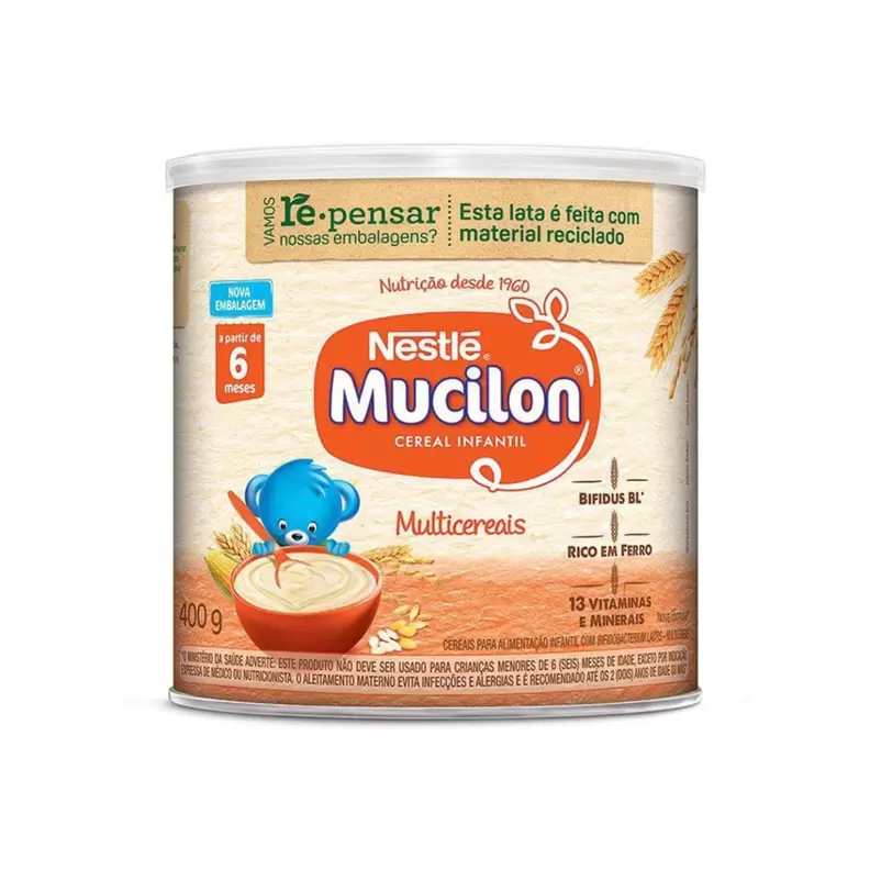 Oferta de Mucilon Multicereais Lata 400G por R$13,99 em Casa do Sabão