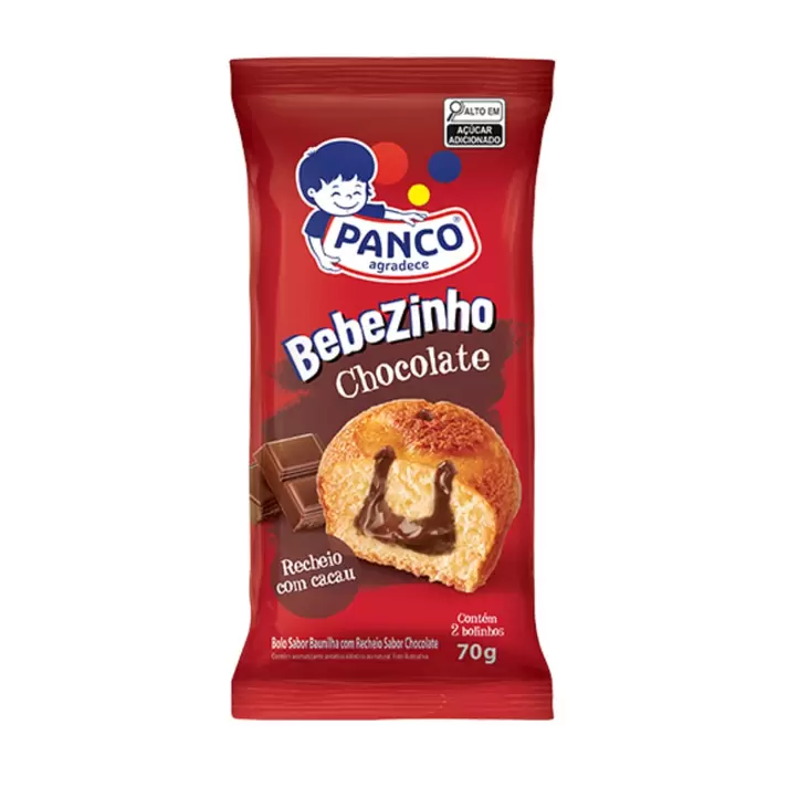 Oferta de Bolo Panco Bebezinho Chocolate 70G por R$4,69 em Casa do Sabão