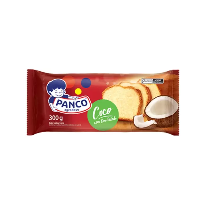 Oferta de Bolo Panco Coco 300G por R$12,49 em Casa do Sabão