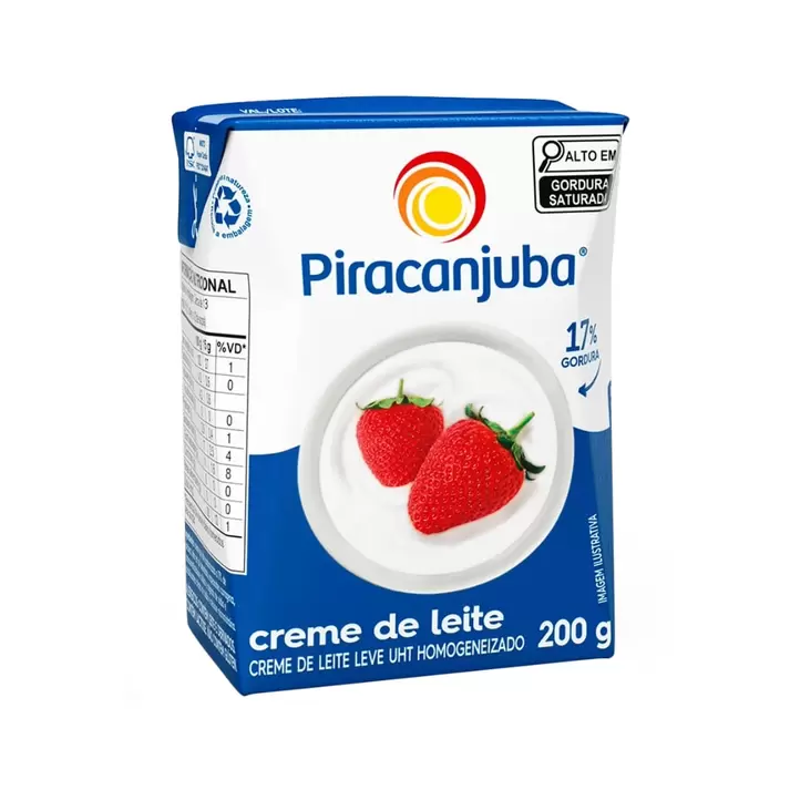 Oferta de Creme De Leite Piracanjuba Tp 200G por R$3,59 em Casa do Sabão