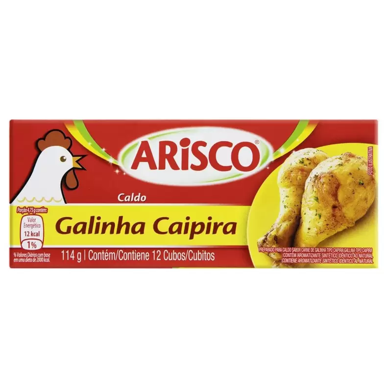 Oferta de Caldo Arisco Galinha Caipira 114G por R$3,79 em Casa do Sabão