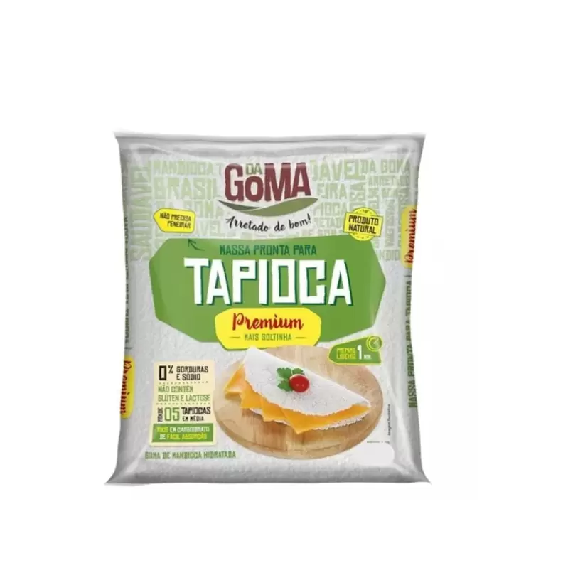 Oferta de Massa Para Tapioca Da Goma Premium 1KG por R$12,99 em Casa do Sabão