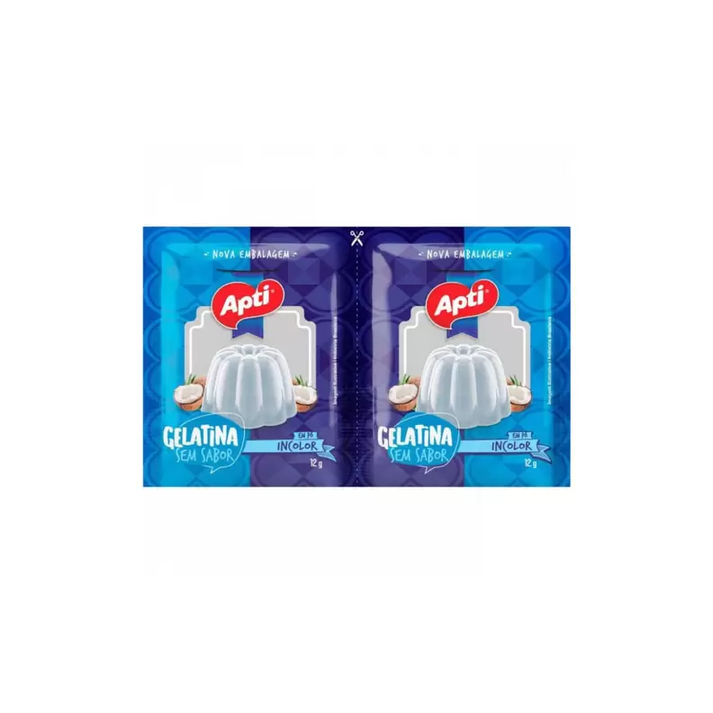 Oferta de Gelatina Apti Sem Sabor Inc 24G por R$6,99 em Casa do Sabão