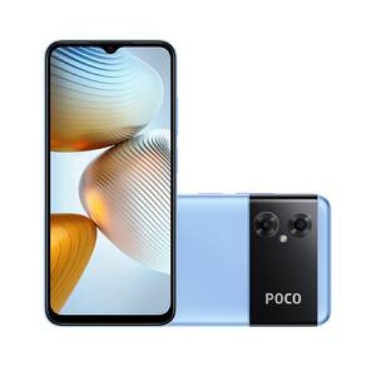 Oferta de Smartphone POCO M4 5G Azul, 128GB, Tela 6,58", 6GB de RAM, Câmera Traseira Dupla, Android 12 e Processador Octa-Core por R$1599 em Casa e Vídeo