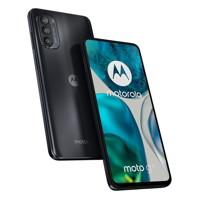 Oferta de Smartphone Motorola Moto G52 128GB Dual Chip Tela 6.6" 4G Câmera Tripla 50MP+8MP+2MP Preto por R$1699 em Casa e Vídeo
